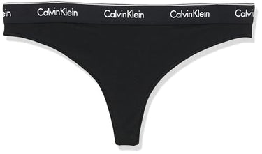 Calvin Klein Thong (Ff) Stringtangas Damen, Schwarz (Black W. Dtm Wb), 2 im Sale